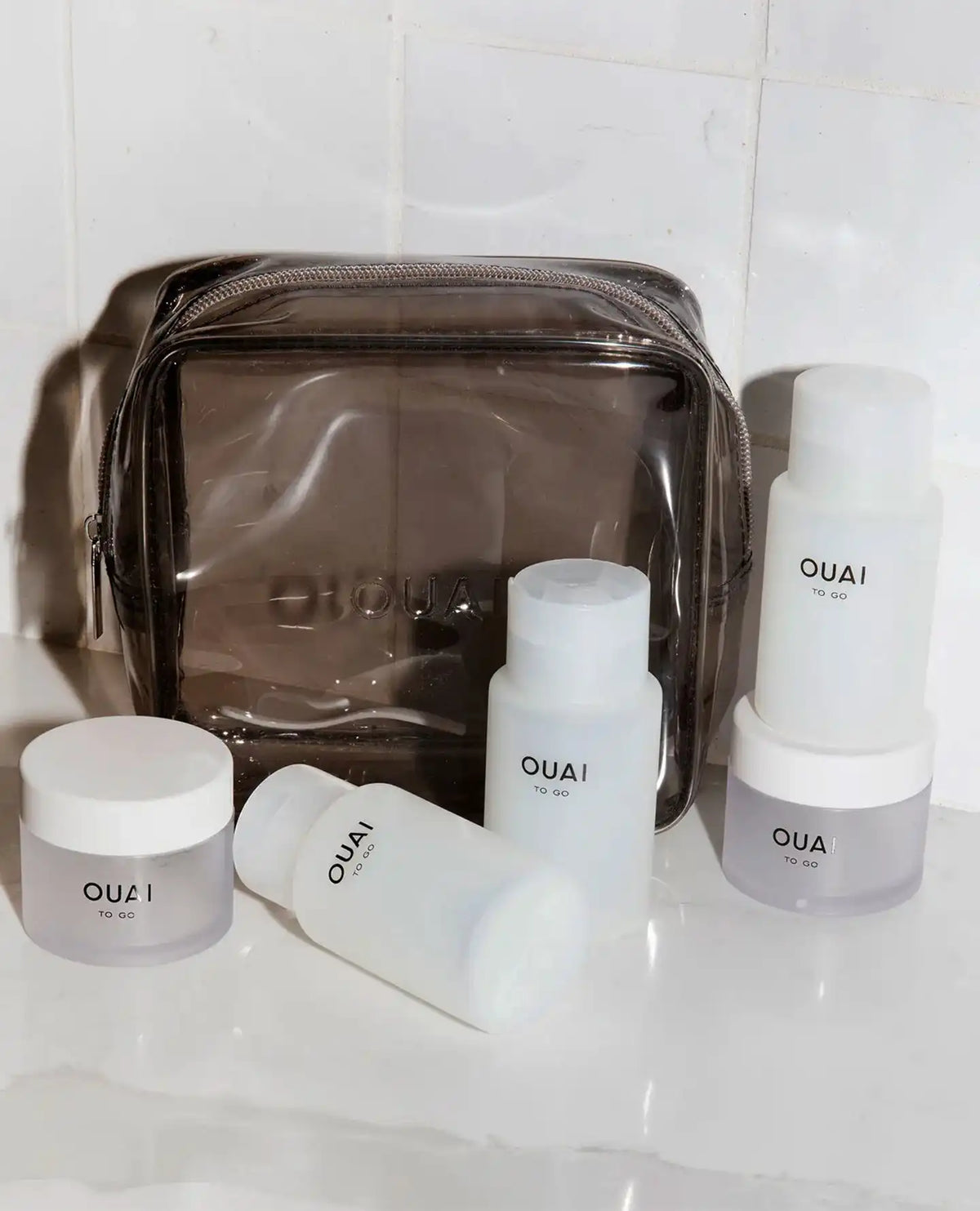 OUAI To Go Refillable Travel Bottle Kit